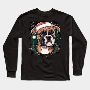 Boxer christmas Long Sleeve T-Shirt